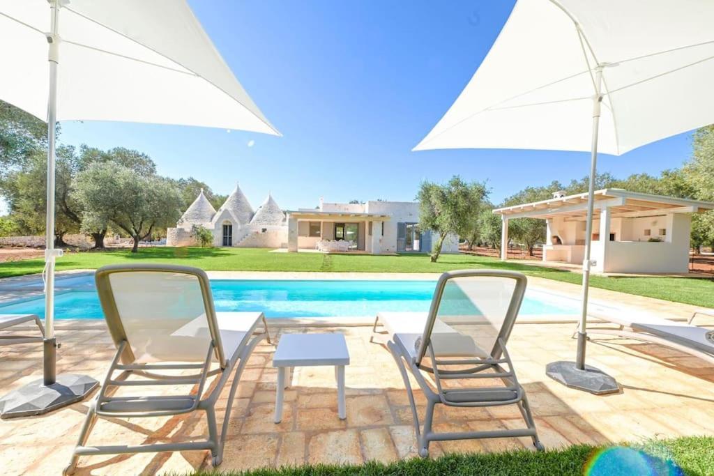 New Trulli Eden 101 With Private Pool And Jacuzzi Vila San Michele Salentino Exterior foto